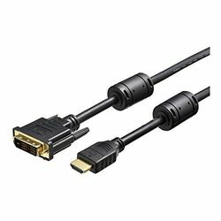 バッファロー BSHDDV50BK HDMI:DVI変換ケーブル コア付 5.0m ブラック 目安在庫=△【10P03Dec16】