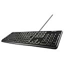 バッファロー BSKBU100LBK USB有線スタンダードキーボードロングケーブル ブラック 目安在庫=△