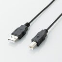 【P5E】エレコム エコUSB2.0ケーブル A-Bタイプ エコ 1m ブラック U2C-JB10BK(U2C-JB10BK) メーカー在庫品[メール便対象商品...
