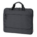 エレコム ノートパソコンケース 13.3インチまで ( MacBook 対応) CORDURA 収納できる取っ手付き ブラック 12/12.1/12.5/13/...