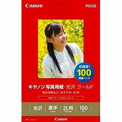 乐天商城 - キヤノン CANON キャノン GL-1012L100 写真用紙・光沢 ゴールド 2L判 100枚(2310B034) 目安在庫=△