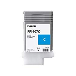 純正品 Canon キャノン PFI-107C インクタンク シアン (6706B001) 目安在庫=○