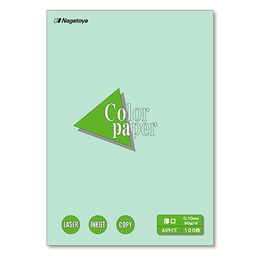 A3 Size Paper - 長門屋商店 Color Paper A3 厚口 浅黄 1冊(100枚)(ナ-1311) 目安在庫=○