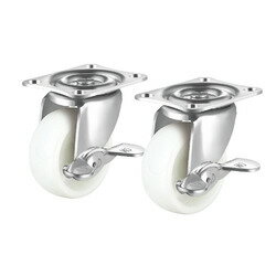 サンワサプライ SANWA SUPPLY 汎用キャスター 75mm径 2個セット (フリーストッパー付き)(CST-75N-FRST2) メーカー在庫品