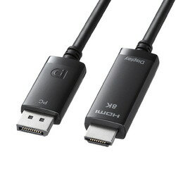 ����掠�ץ饤 SANWA SUPPLY DisplayPort-HDMI�Ѵ������֥롡8K�б� 3m(KC-DPHD8K30) �᡼�����߸���