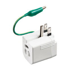 Rakuten - サンワサプライ SANWA SUPPLY 温度&電流ヒューズ内蔵アダプタ(TAP-AD16W) メーカー在庫品