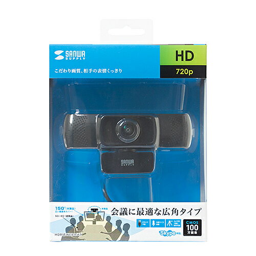 サンワサプライ 会議用ワイドレンズカメラ CMS-V43BK メーカー在庫品