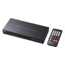 サンワサプライ SANWA SUPPLY 4入力1出力HDMI画面分割切替器(4K/60Hz対応)(SW-PHD41MTV) メーカー在庫品