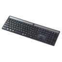 【P5S】サンワサプライ ソーラー充電Bluetoothキーボード(SKB-BTEC1BK) メーカー在庫品【6月末までポイント10倍】