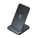 【P5S】サンワサプライ ワイヤレス充電スタンド(5W) WLC-STN17BK(WLC-STN17BK) メーカー在庫品