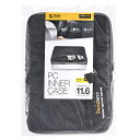 【P5S】サンワサプライ 高機能PCインナーケース(11.6型ワイド) ブラック IN-SN11BK(IN-SN11BK) メーカー在庫品