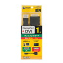 【P5S】サンワサプライ KC-DPDVA10 DisplayPort-DVI変換ケーブル 1m(KC-DPDVA10) メーカー在庫品