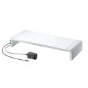 サンワサプライ SANWA SUPPLY MR-LC210CHW USB Type-C接続ハブ付き机上ラック メーカー在庫品