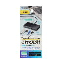 サンワサプライ SANWA SUPPLY USB Type-Cドッキングステーション(USB-DKM10BK) メーカー在庫品