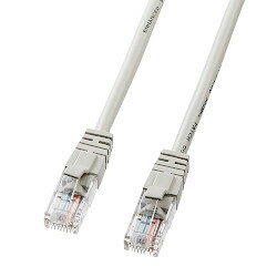【P5S】サンワサプライ エンハンスドカテゴリ5LANケーブル 1m ライトグレー LKB5Y-01N(LKB5Y-01N) メーカー在庫品