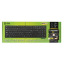 【P5S】サンワサプライ スリムキーボード(ブラック) SKB-SL16BK(SKB-SL16BK) メーカー在庫品