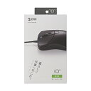【P5S】サンワサプライ MA-IPYBS301BK 静音有線ブルーLEDマウス イオプラス(ブラック)(MA-IPYBS301BK) メーカー在庫品【6月末までポイント10倍】