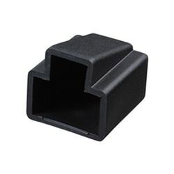 サンワサプライ RJ-45プラグカバー ブラック ADT-RJCVR2(ADT-RJCVR2) メーカー在庫品