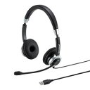 【P5S】サンワサプライ ノイズキャンセリングマイク付きUSBヘッドセット(MM-HSU15ANC) メーカー在庫品