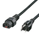 サンワサプライ SANWA SUPPLY 抜け防止ロック電源コード(5m) ブラック APW12-515C13LK05 メーカー在庫品【6月末までポイント10倍】(2)