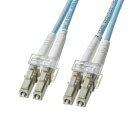 【P5S】サンワサプライ アーマードメガネ型光ファイバケーブル(マルチOM3、LC×2-LC×2、5m)(HKB-AMOM3LCLC-05) メーカー在庫品