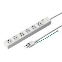 【P5S】サンワサプライ 電源タップ(3P・6個口・5m) TAP-N3650MGN(TAP-N3650MGN) メーカー在庫品