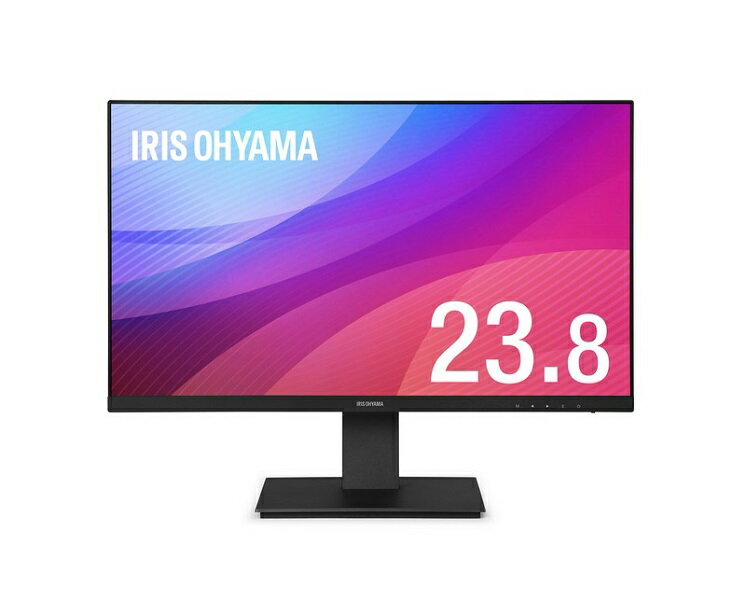 アイリスオーヤマ 液晶ディスプレイ (23.8型/1920×1080/DC IN、VGA、HDMI×1/ブラック/スピ(ILD-D23FHT-B) 目安在庫=△