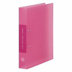 キングジム KING JIM キングジム シンプリーズ Dリングファイル 透明 ピンク(KJ-652TSP-PK) 目安在庫=○