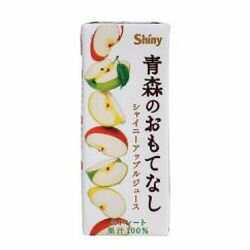 シャイニー 青森の味！ りんごジュース 青森のおもてなし スリムパック 200ml×24本 目安在庫=○