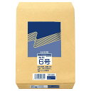 高春堂 R40再生紙クラフト封筒 角6 85g/m2 1パック(100枚)(635) 目安在庫=○