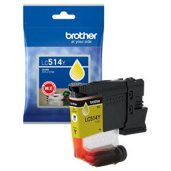 Rakuten - ブラザー ブラザー工業 Brother 【ブラザー純正】LC514Y インクカートリッジ (イエロー) 目安在庫=△