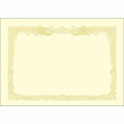 ササガワ タカ印 OA賞状用紙 クリーム B4 タテ書用 1パック(10枚)(10-1077) 目安在庫=○