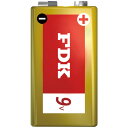 FDK アルカリ乾電池 9V形 1本(6LR61(S)) 目安在庫=○