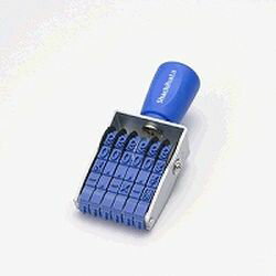 Rakuten - シャチハタ シヤチハタ Shachihata エルゴグリップ欧文6連CF−62G／2号(17110) 目安在庫=○
