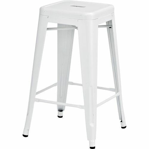 サイズ(cm)：W41×D41×H66(座面30×30)。カラー：アイボリー。サイズ(cm)：W41×D41×H66(座面30×30)。カラー：アイボリー。スチール(粉体塗装) 。