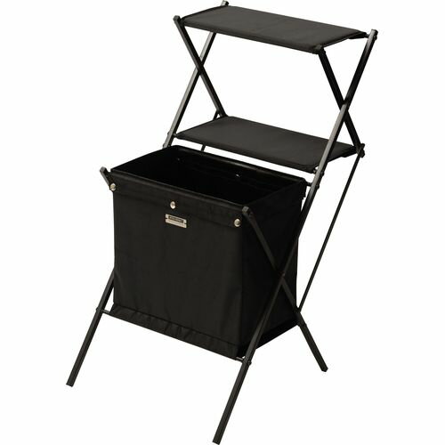 東谷 フォールディングマガジンラック ブラック(MIP-99BK) メーカー在庫品