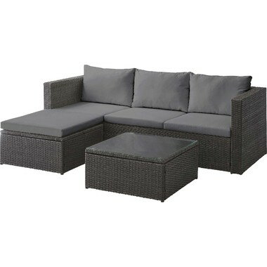 東谷 ガーデンソファーセット(OUL-001BK) メーカー在庫品