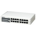 バッファロー 10/100M 16ポート スイッチングHub 電源内蔵モデル LSW3-TX-16NP 目安在庫=△