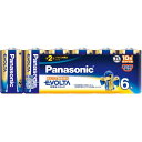 パナソニック Panasonic エボルタ乾電池 単2形6本パック LR14EJ/6SW 目安在庫=△