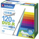 Verbatim DVD-R(Video with CPRM) 120分 1-16倍速 1枚5mmケース(透明)10P(VHR12JP10V1) 目安在庫=△