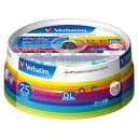 Verbatim DVD-R DL 8.5GB 25枚スピンドル・IJP白ワイド DHR85HP25V1 目安在庫=△