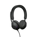 GNオーディオ Jabra USBヘッドセット USB-C/A 両耳 MS認定「Jabra Evolve2 40 SE MS Ster(24189-999-79...