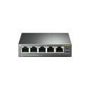 ティーピーリンク 5ポート ギガビット デスクトップ スイッチ(PoE対応ポート×4)(TL-SG1005P) 目安在庫=○