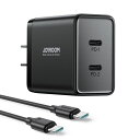 Shenzhen Nito Power Sour JOYROOM USB-Cケーブル付AC 40W 2Cデュアルポート急速充電器JR-TCF09 目安在庫=○