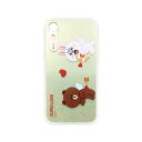 LINE FRIENDS iPhone XR Light UP CASE CUPID LOVE スウィートハート4(KCL-LCL012) 仕入先在庫品[メール...