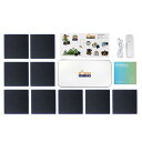 SolarBrick ソーラー充電器 9枚 セット ネイビー(SB-9PNV) 仕入先在庫品