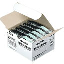 カシオ CASIO NAME LAND スタンダードテープ 9mmx8m 透明/黒文字 1セット(10個:5個x2パック)(4971850139614 x2) ...