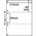 TPS ミシン目入り用紙 (白紙・A4) 3分割・6穴 1冊(100枚)(0000000000000 x1) 目安在庫=○【6月末までポイント10倍】