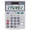 カシオ CASIO 特大表示電卓 12桁 ミニジャストサイズ 1セット(3台)(4971850183761 x3) 目安在庫=○