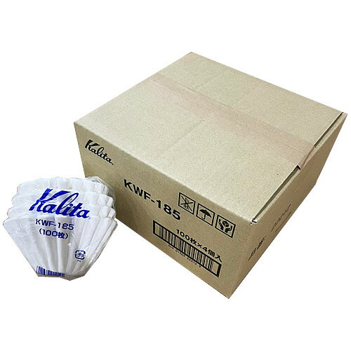 KALITA （カリタ） KALITA コーヒーフィルター ウェーブ ホワイト 2〜4人用 800枚(KWF-185 ×8)(4901369..